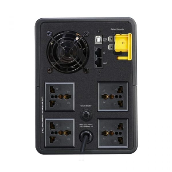 APC BX2200MI-MS Back-UPS, 2200VA, Tower, 230V, 4 Universal outlets, AVR