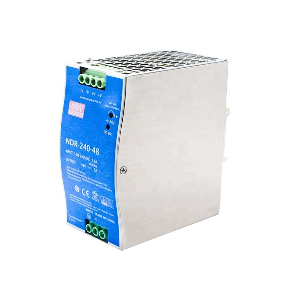 Zyxel NDR240-48 Power Supply สำหรับ RGS100-5P และ RGS200-12P, 240W 48VDC, DIN Rail Type