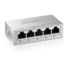 Zyxel GS-105B v5 5-port GbE, Unmanaged Switch Metal Case, 3-Level QoS Port
