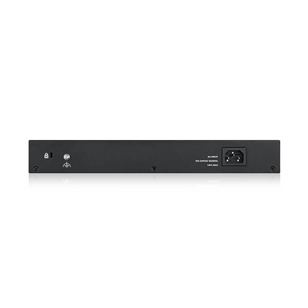 Zyxel GS1900-24EP 24-port GbE Smart Managed PoE Switch, rackmount, 130 Watt (Max 12 ports)