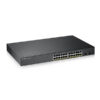 Zyxel GS1900-24HPv2 24-port GbE L2 PoE Smart Managed Switch + 2 SFP slots,, rackmount, 170 Watt
