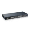 GS1900-48 Zyxel GS1900-48 48-port GbE L2 Smart Managed Switch + 2 SFP slots,, rackmount