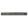 Zyxel GS1900-48HPv2 48-port GbE L2 PoE Smart Managed Switch + 2 SFP slots, 170 Watt (Max 24 ports) rackmount