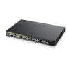 Zyxel GS1900-48HPv2 48-port GbE L2 PoE Smart Managed Switch + 2 SFP slots, 170 Watt (Max 24 ports) rackmount