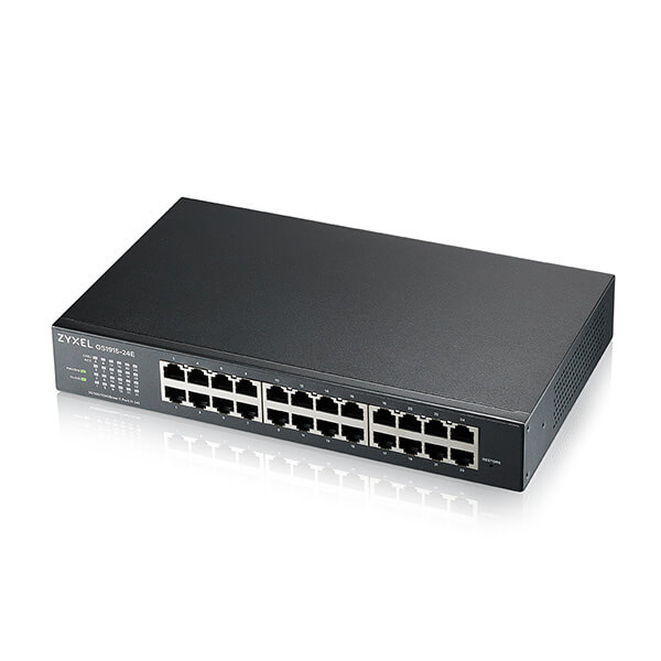 Zyxel GS1915-24E 24-port GbE Smart Managed Switch, rackmount, fanless
