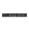 GS1915-24EP Zyxel GS1915-24EP 24-port GbE Smart Managed PoE Switch, 802.3at, rackmount, smart fan, 130 Watt (Max 12 ports)