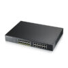 GS1915-24EP Zyxel GS1915-24EP 24-port GbE Smart Managed PoE Switch, 802.3at, rackmount, smart fan, 130 Watt (Max 12 ports)