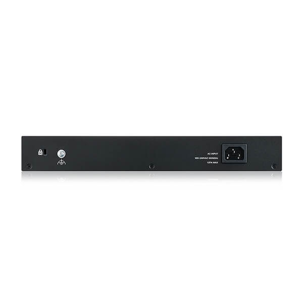 GS1915-24EP Zyxel GS1915-24EP 24-port GbE Smart Managed PoE Switch, 802.3at, rackmount, smart fan, 130 Watt (Max 12 ports)