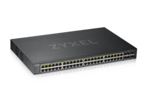 Zyxel GS1920-48HPv2 50 Port Smart Managed PoE Switch 44x1G+ 4x1G Combo + 2x SFP, 375 Watt PoE (Max 48 Ports)
