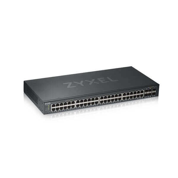 GS1920-48v2 Zyxel GS1920-48v2 50 Port Smart Managed Switch 44x1G + 4x1G Combo + 2xSFP