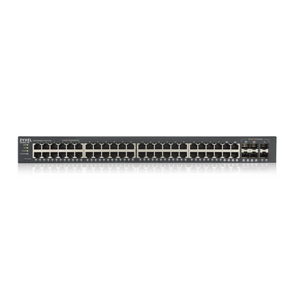 GS1920-48v2 Zyxel GS1920-48v2 50 Port Smart Managed Switch 44x1G + 4x1G Combo + 2xSFP