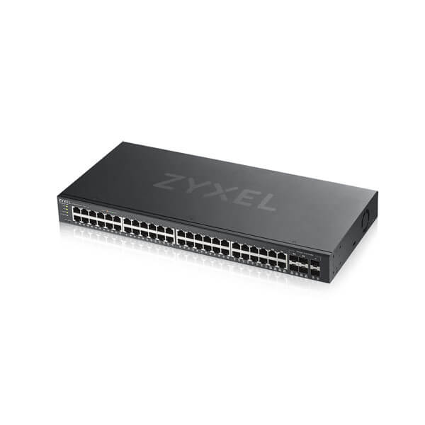 GS1920-48v2 Zyxel GS1920-48v2 50 Port Smart Managed Switch 44x1G + 4x1G Combo + 2xSFP