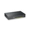 Zyxel GS2220-10HP 8 port GbE L2 PoE+ Switch with 2 combo (SFP/RJ-45) GbE Uplink, 180 Watt