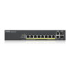 Zyxel GS2220-10HP 8 port GbE L2 PoE+ Switch with 2 combo (SFP/RJ-45) GbE Uplink, 180 Watt