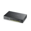 Zyxel GS2220-10HP 8 port GbE L2 PoE+ Switch with 2 combo (SFP/RJ-45) GbE Uplink, 180 Watt