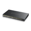 Zyxel GS2220-50HP 44 port GbE L2 PoE+ Switch with 4 combo (SFP/RJ-45) + 2 SFP GbE Uplink 375 Watt (Max 48 ports)