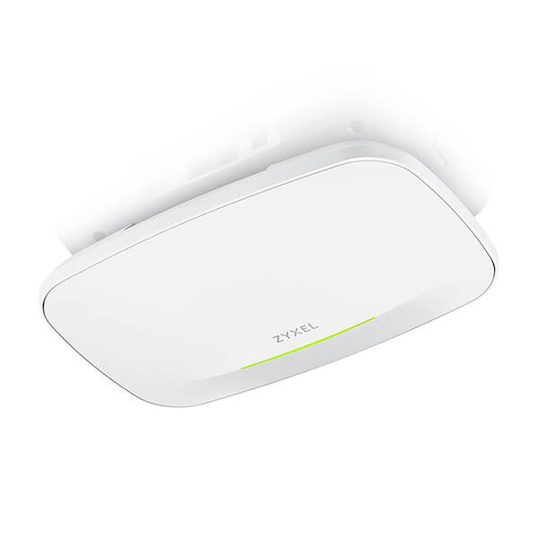Zyxel NWA110BE Wireless BE6500 (WiFi 7), Dual-radio BandFlex 2x2(2.4Ghz) + 4x4 (5Ghz/6Ghz) MIMO, Standalone/NebulaFlex AP, Uplink 2.5GbE (Free Cloud License)