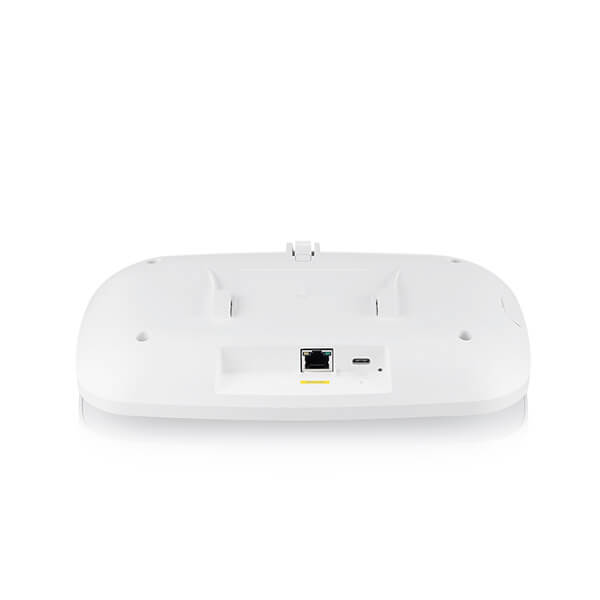 Zyxel NWA110BE Wireless BE6500 (WiFi 7), Dual-radio BandFlex 2x2(2.4Ghz) + 4x4 (5Ghz/6Ghz) MIMO, Standalone/NebulaFlex AP, Uplink 2.5GbE (Free Cloud License)