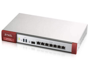 Zyxel VPN 300 7 GE Copper/1 SFP, 2600 Mbit/S Firewall Throughput, 300 Ipsec VPN Tunnels / Wireless controller support up to 8/520 Aps