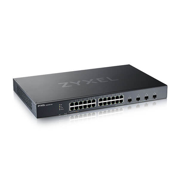 Zyxel XGS1935-28 24 Port GbE Switch, 24x Gigabit Copper and 4x10G SFP+