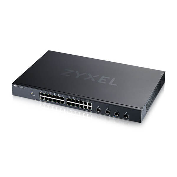 Zyxel XGS1935-28 24 Port GbE Switch, 24x Gigabit Copper and 4x10G SFP+