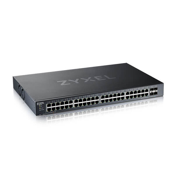 Zyxel XGS1935-52 48 Port GbE Switch, 48x Gigabit Copper and 4x 10G SFP+,