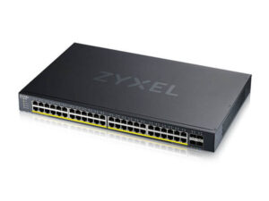 Zyxel XGS1935-52HP 48 Port GbE Switch, 48x Gigabit PoE and 4x10G SFP+,  PoE+ 375 Watt