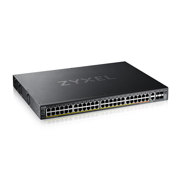 Zyxel XGS2220-54FP 48 port Gigabit L3 Access Switch, 2xMulti-Gig, 4x 10G SFP+, PoE++ 960W (Up to 10 port PoE++)