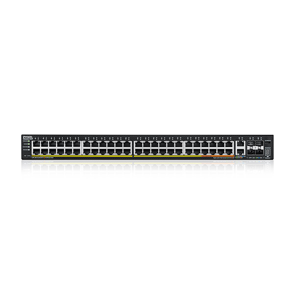 Zyxel XGS2220-54FP 48 port Gigabit L3 Access Switch, 2xMulti-Gig, 4x 10G SFP+, PoE++ 960W (Up to 10 port PoE++)