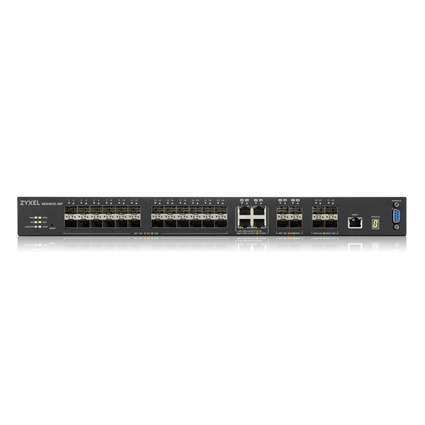 XGS4600-32F Zyxel XGS4600-32F 24 port Gig SFP, 4 dual pers. and 4x10G SFP+