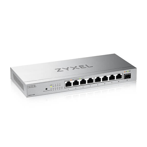 Zyxel XMG-108 8-Port 2.5G Unmanaged Switch with 10G Uplink