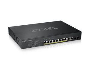 Zyxel XS1930-12HP 8 port Multi-Gig PoE, 2 port 10G SFP+, 2 port Multi-Gig Copper, 375W PoE++ 802.3bt, Max 60W per port