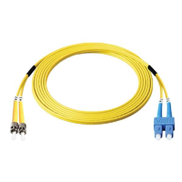 Link UF-6453D ST/SC Patch cord OS2, Duplex Jacket 3mm. LENGTH 3 M.