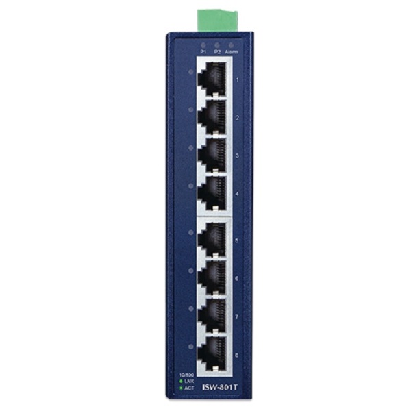 ISW-801T Planet ISW-801T 8-Port 10/100TX Industrial Fast Ethernet Switch