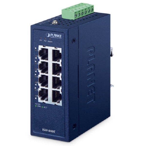 ISW-800T Planet ISW-800T 8 x 10/100BASE-TX RJ45 TP auto-MDI/MDI-X, auto negotiation