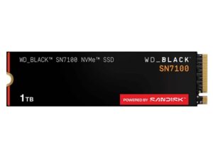 Western Digital WDS100T4X0E-00CJA0 WD SSD Balck SN7100 1TB M.2 2280 Pcle Gen4 Read 7250 MB/S, Write 6900 MB.S