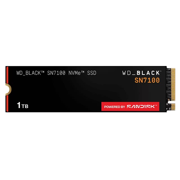 Western Digital WDS100T4X0E-00CJA0 WD SSD Balck SN7100 1TB M.2 2280 Pcle Gen4 Read 7250 MB/S, Write 6900 MB.S