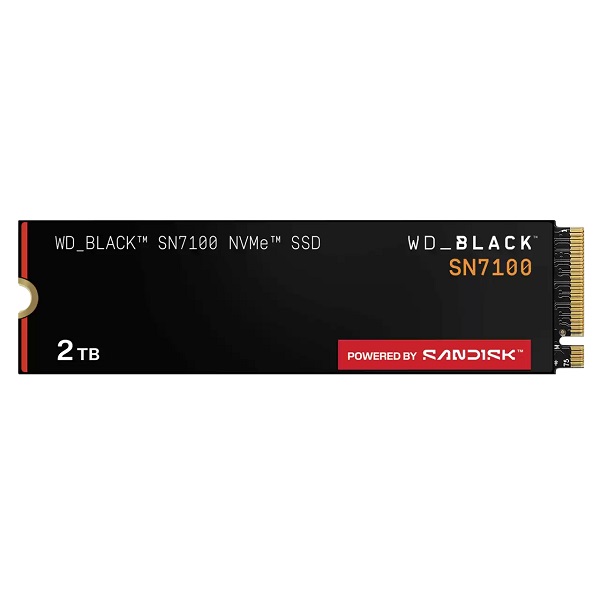 Western Digital WDS200T4X0E-00CJA0 WD SSD Balck SN7100 2TB M.2 2280 Pcle Gen4 Read 7250 MB/S, Write 6900 MB.S