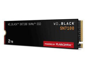 Western Digital WDS200T4X0E-00CJA0 WD SSD Balck SN7100 2TB M.2 2280 Pcle Gen4 Read 7250 MB/S, Write 6900 MB.S
