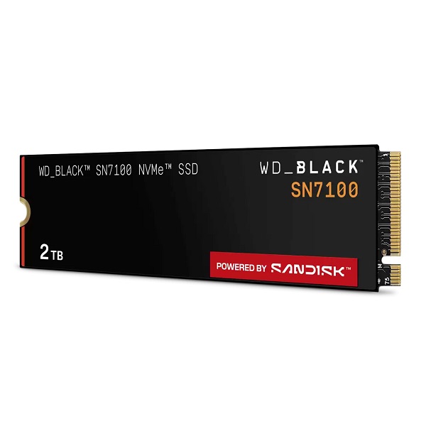 Western Digital WDS200T4X0E-00CJA0 WD SSD Balck SN7100 2TB M.2 2280 Pcle Gen4 Read 7250 MB/S, Write 6900 MB.S