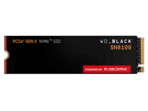 Western Digital WDS400T1X0M-00CMT0 WD Black SN8100, 4TB, Gen 5.0 Read 14,900MB/s,Write 14,000MB/s