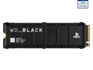 Western Digital WDBBYV0010BNC-WRSN WD BLACK SN850P NVMe SSD,1TB,HEATSINK,PS5,WORLDWIDE M.2 2280 NVMe Gen4 READ 7300MB/S : WRITE 6300MB/S