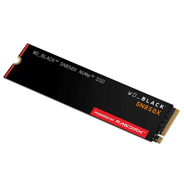 Western Digital WDS100T2X0E-00BCA0 WD SSD BLACK SN850X 1TB M.2 2280 NVMe Gen4 READ 7300MB/S : WRITE 6300MB/S