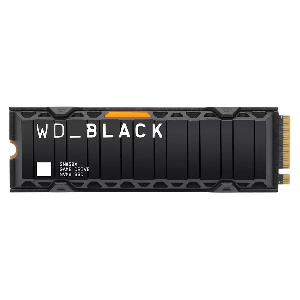 wd-black-sn850x-nvme-ssd-heatsink-front.png.wdthumb.1280.1280 Western Digital WDS200T2XHE-00BCA0 WD SSD BLACK SN850X 2TB M.2 NVMe Gen4 - READ 7300 : WRITE 6600 *Heatsink*