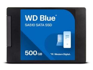 Western Digital WDS500G3B0A-00AXR0 WD SSD BLUE SA510 2.5"500GB, SATA 3(6GB/S) - READ 560MB/S, WRITE 510MB/S