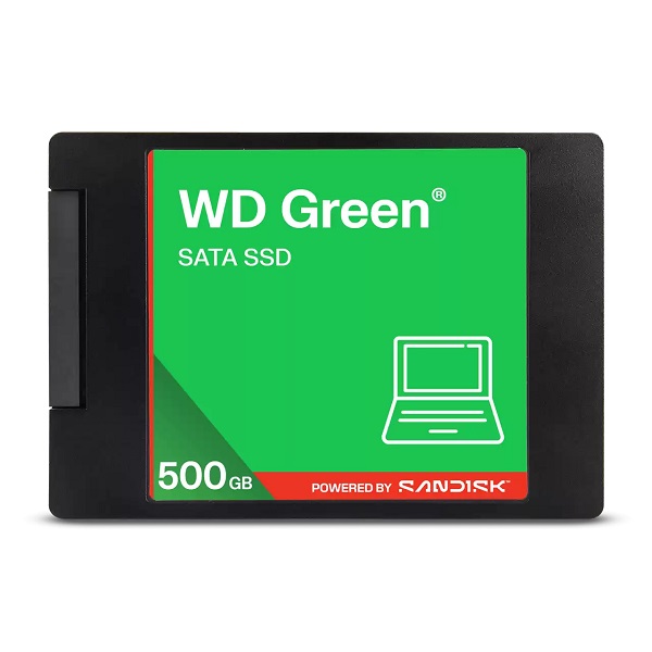 WDS500G5G0A-00CPT0 Western Digital WDS500G5G0A-00CPT0 WD Green SATA SSD 2.5"/7mm cased - 500 GB, 2.5-Inch READ 545MB/s