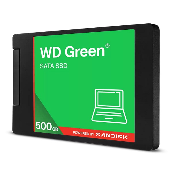 WDS500G5G0A-00CPT0 Western Digital WDS500G5G0A-00CPT0 WD Green SATA SSD 2.5"/7mm cased - 500 GB, 2.5-Inch READ 545MB/s