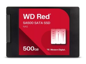 Western Digital WDS500G1R0A-68A4W0 WD SSD RED NAS 2.5"500GB, SATA 3(6GB/S) - READ 560MB/S, WRITE 530MB/S