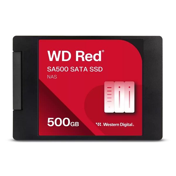 WDS500G1R0A-68A4W0 Western Digital WDS500G1R0A-68A4W0 WD SSD RED NAS 2.5"500GB, SATA 3(6GB/S) - READ 560MB/S, WRITE 530MB/S