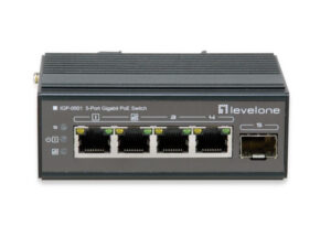 IGP-0501 Levelone IGP-0501 2 X POE 90W + 2 X POE 30W + 1 X SFP UNMANAGED INDUSTRIAL POE SWITCH